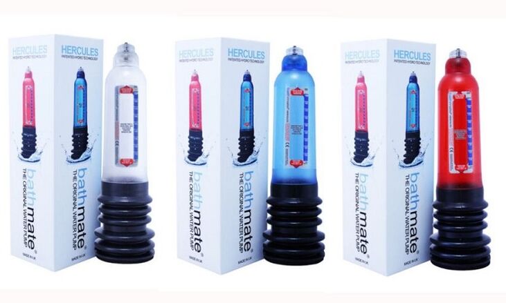 hidrobombas para aumento do pênis